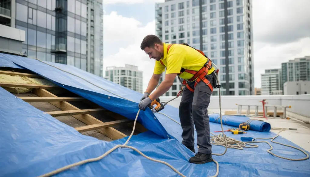 Carsoncity Roofing emergency tarping & weatherproofing services -  Carson