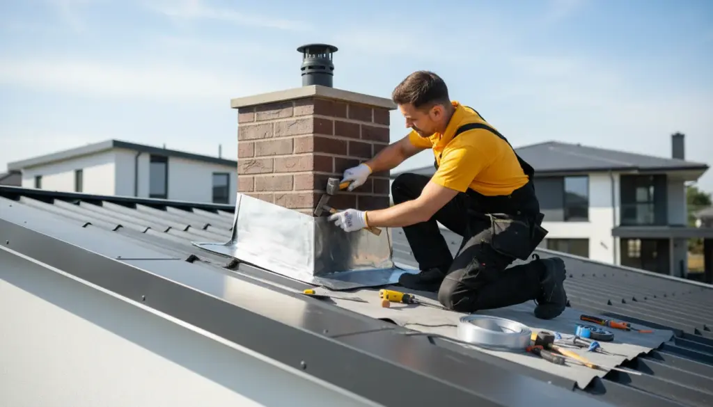 Carsoncity Roofing flashing repair (chimney, wall, valley) services -  Carson