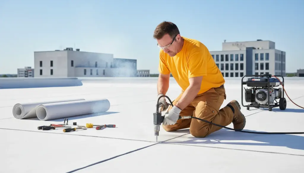 Carsoncity Roofing tpo flat roof installation services -  Carson