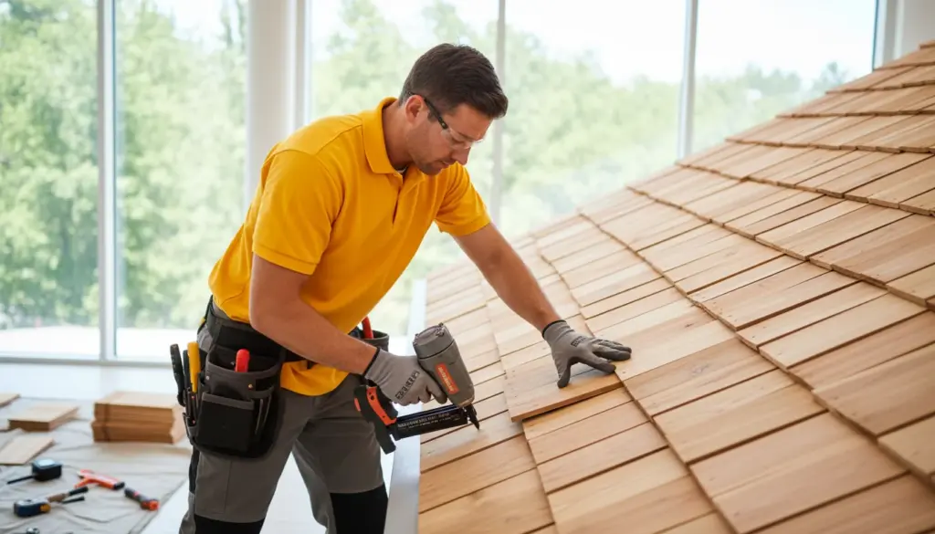Carsoncity Roofing wood shingle installation services -  Carson